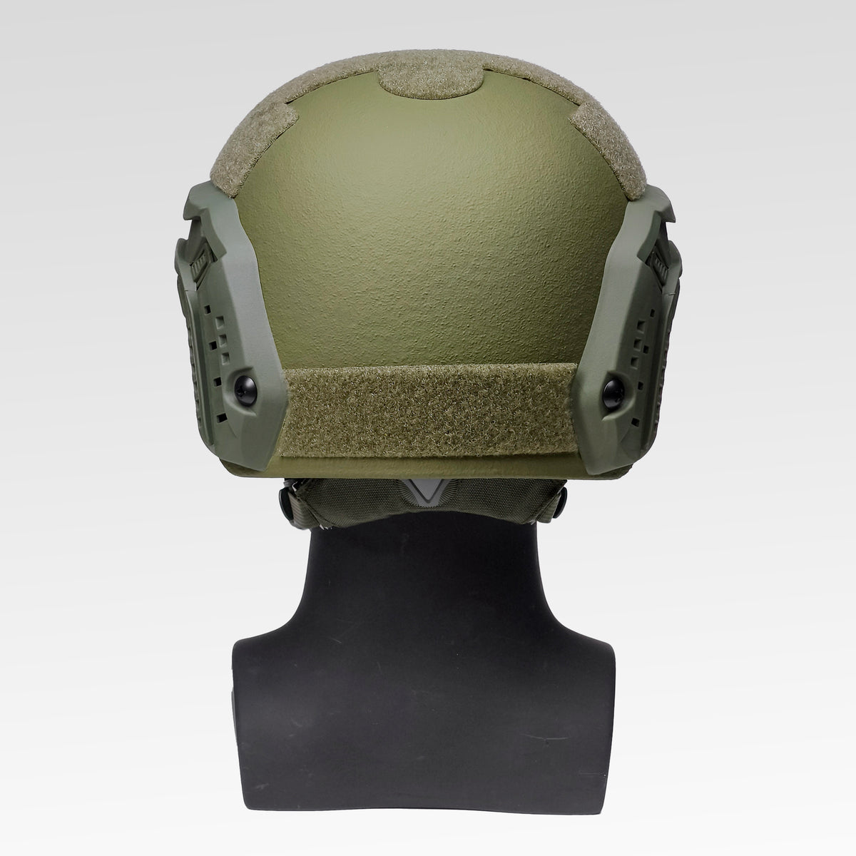 CCGK VAST RF rifle-rated high-cut ballistic helmet_back view