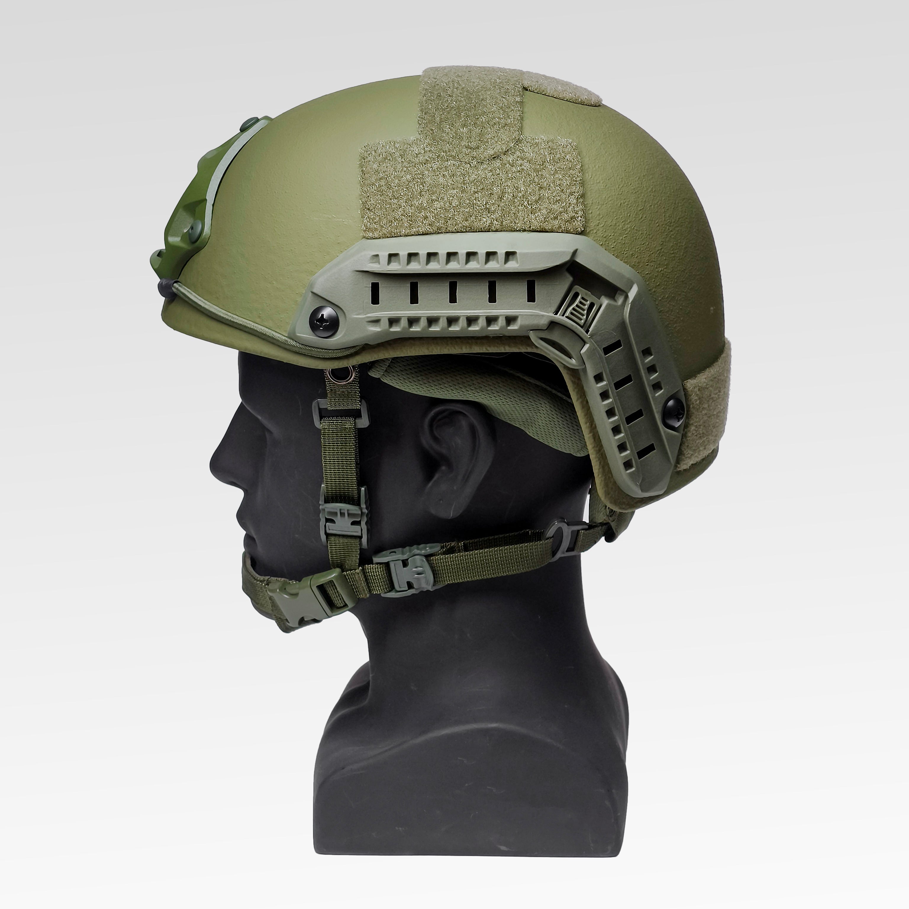 CCGK VAST RF rifle-rated high-cut ballistic helmet_side view