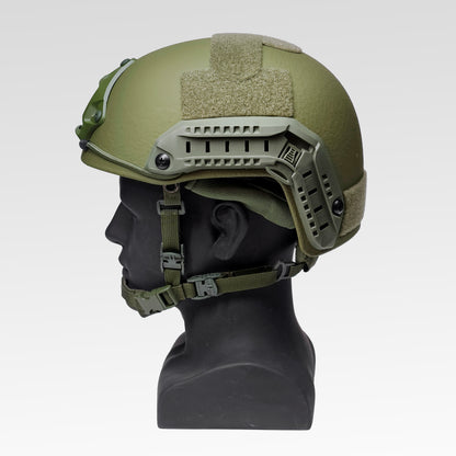 CCGK VAST RF rifle-rated high-cut ballistic helmet_side view