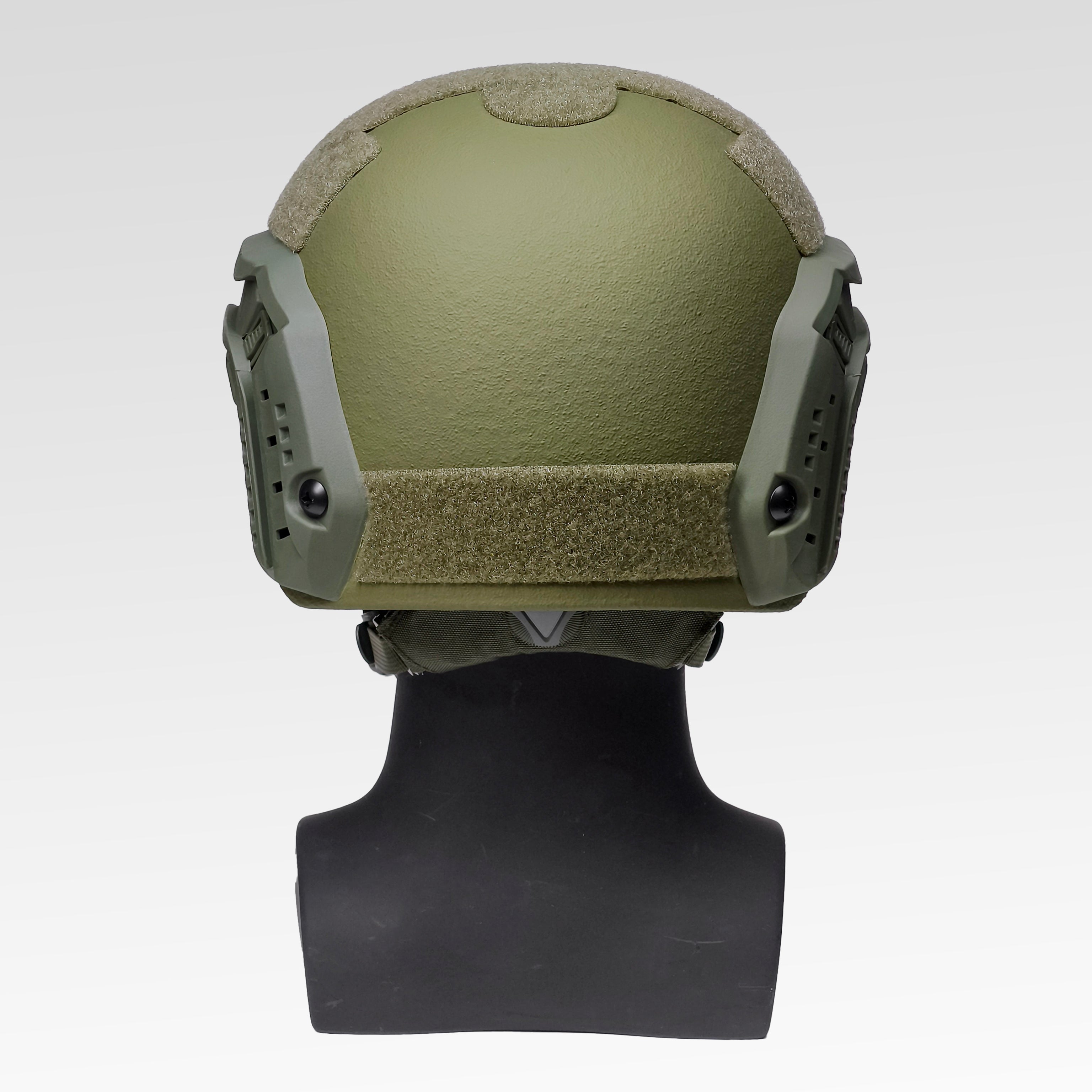 CCGK VAST RF rifle-rated high-cut ballistic helmet_back view