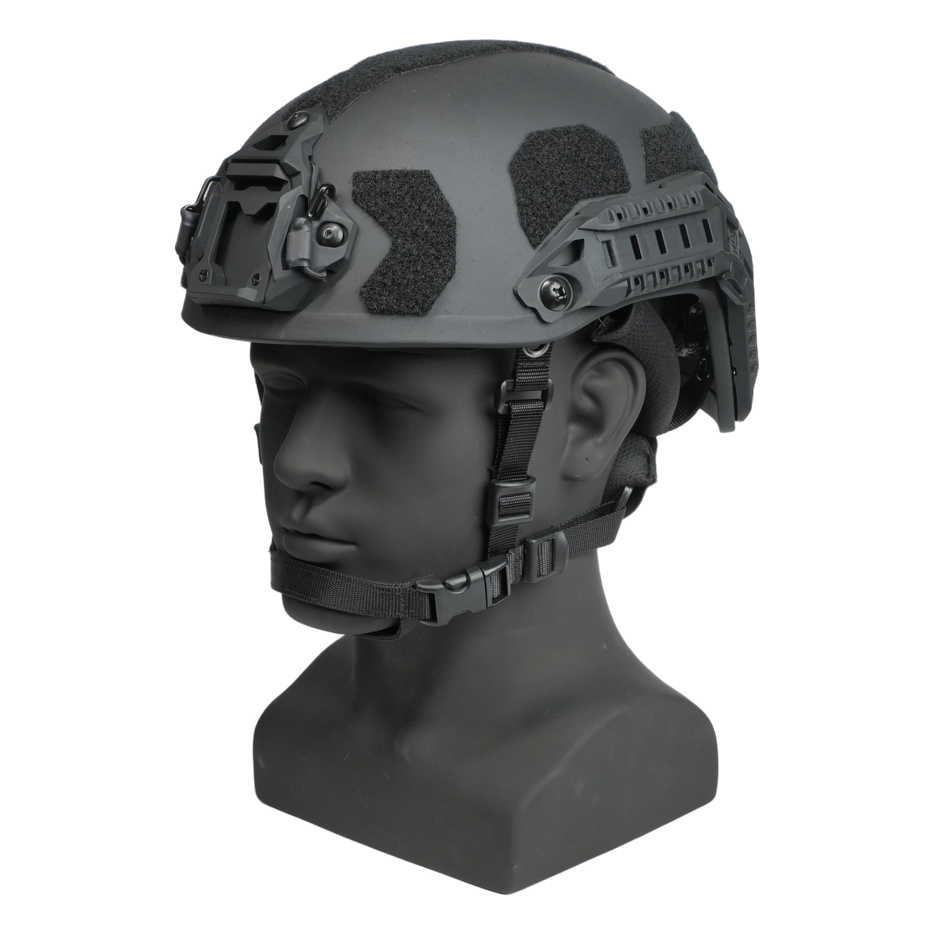 CCGK VAST NEXT N50 super high-cut NIJ IIIA ballistic helmet_45 view_black