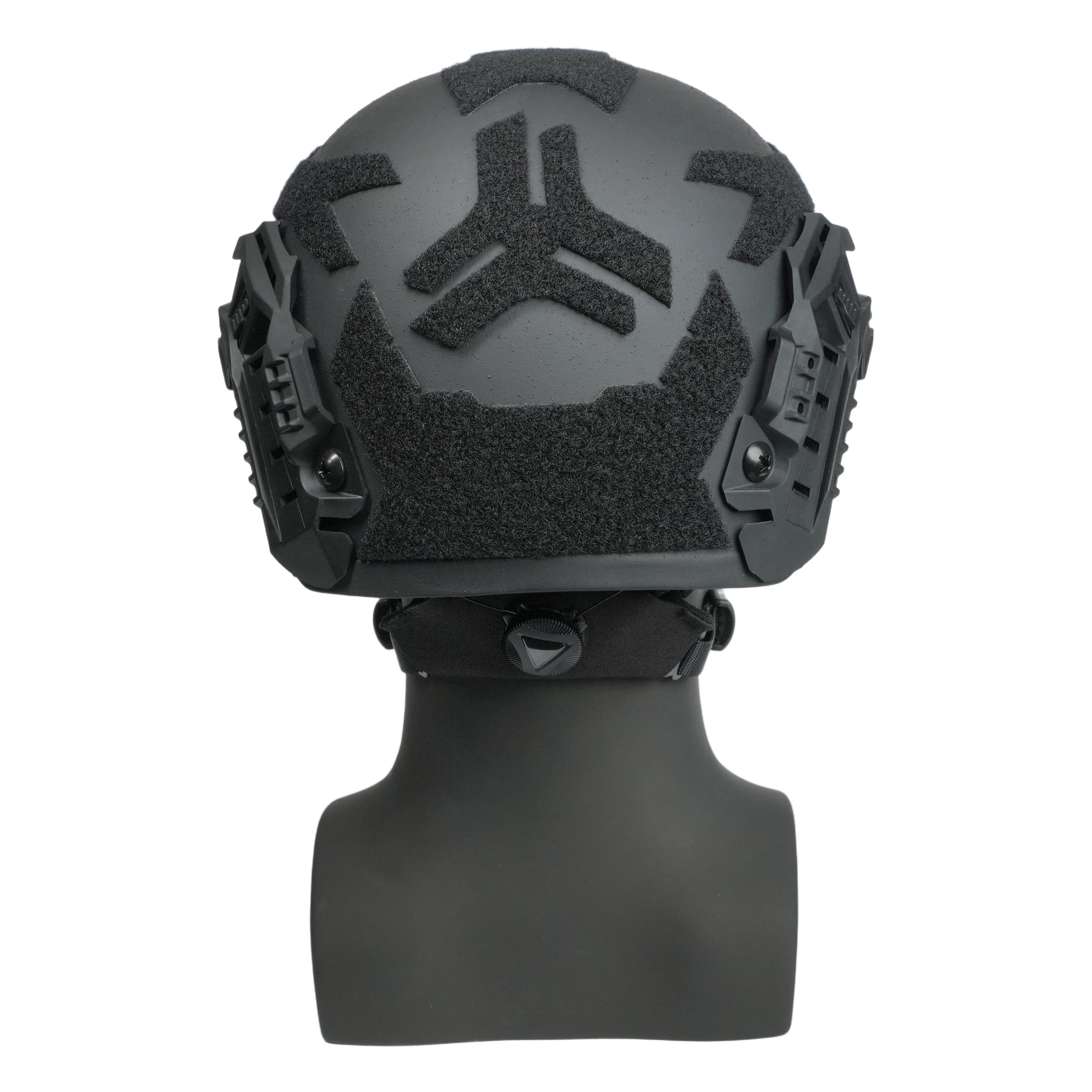 CCGK VAST NEXT N50 super high-cut NIJ IIIA ballistic helmet_back view_black