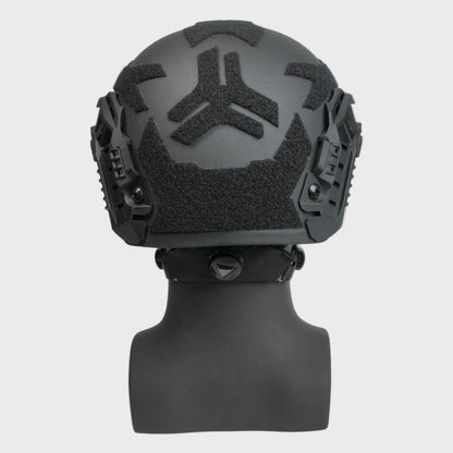 CCGK VAST NEXT N50 high-cut NIJ IIIA ballistic helmet_back view_black