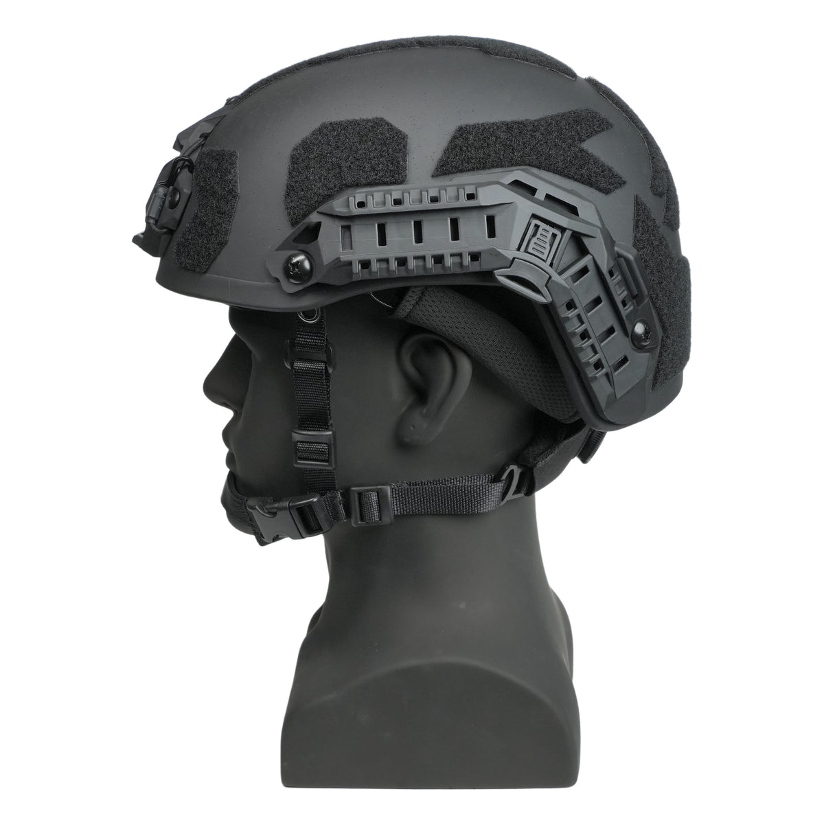 CCGK VAST NEXT N50 super high-cut NIJ IIIA ballistic helmet_side view_black